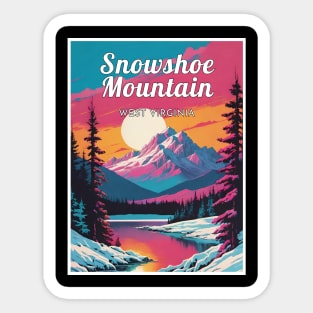 Snowshoe mountain ski west virginia Sticker